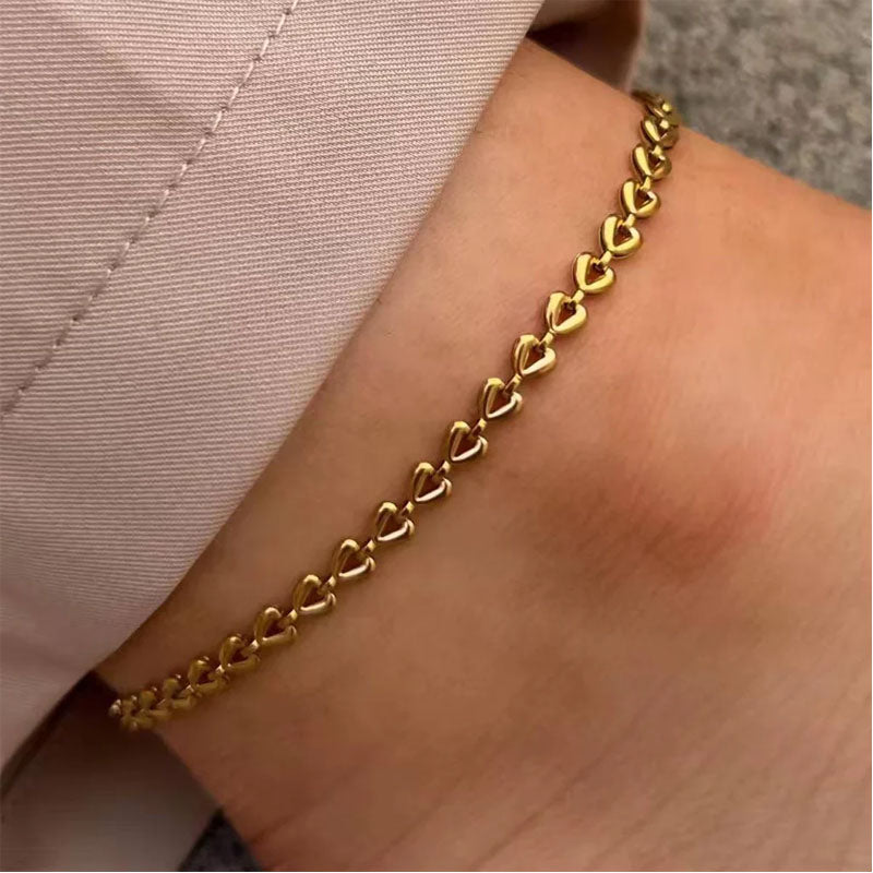 Heart anklet - UK FASHION STORE